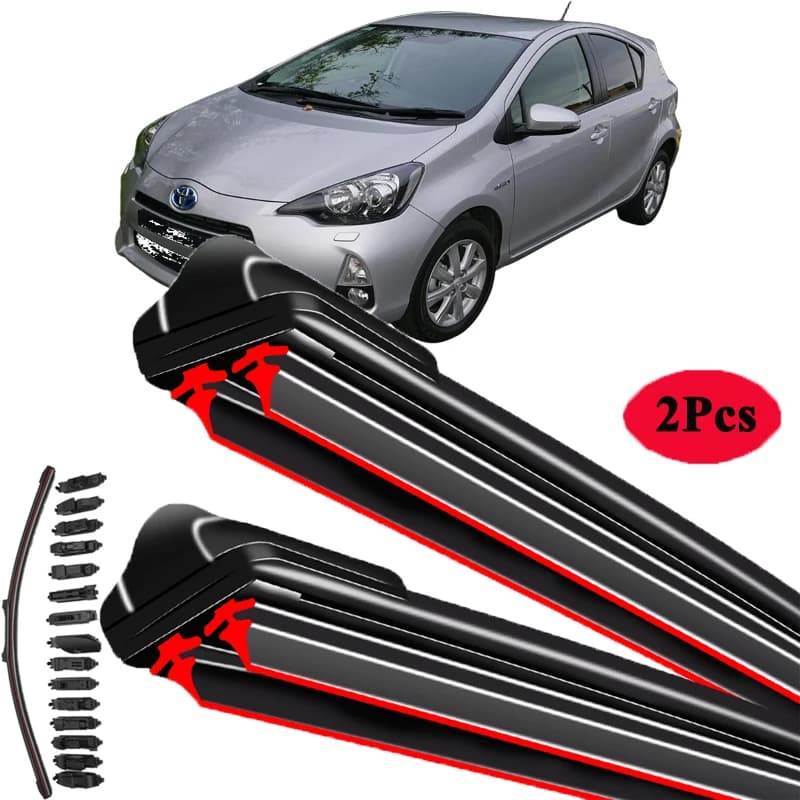 Balai d'essuie-glace avant pour Toyota Prius C Aqua NHP10, accessoires d'essuie-glace, pare-brise, f