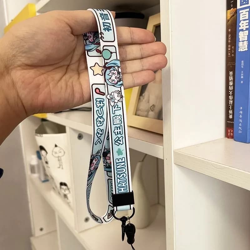 Nouveau lanyard bidimensionnel Hatsune Miku, accessoire de film et de télévision, pour téléphone por
