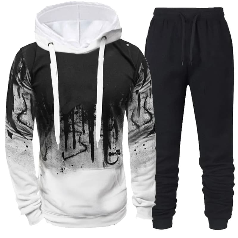 Survêtements à capuche et pantalon CamSolomon pour hommes, vêtements de sport tendance, olympiques d