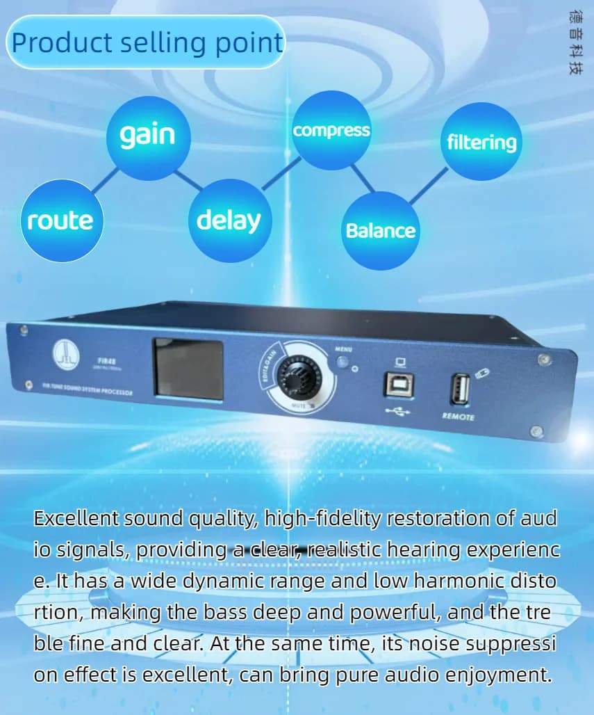 ADSP-21489 Processeur audio numérique professionnel Filtre passe-tout DSP FIR haute performance ES90