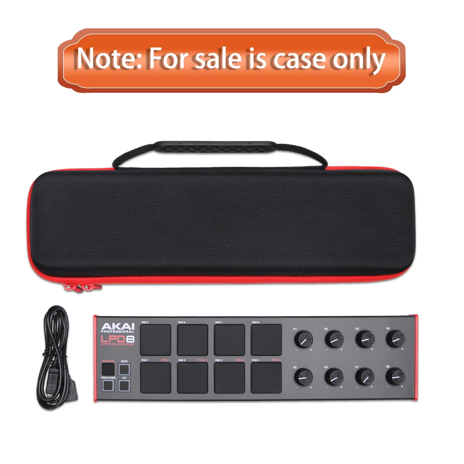 Étui LTGEM pour AKAI LPD8, boîte de rangement professionnelle pour appareils de musique USB MIDI Con
