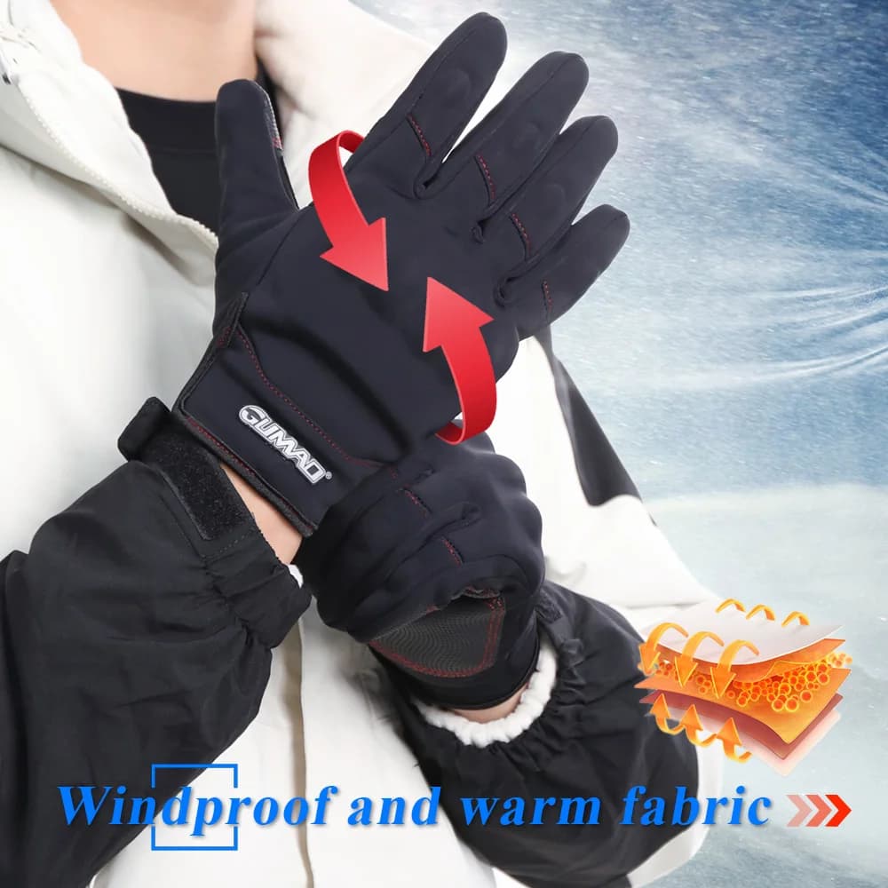 Gants thermiques à écran tactile, équipement de protection, coupe-vent, non ald, sports de plein air