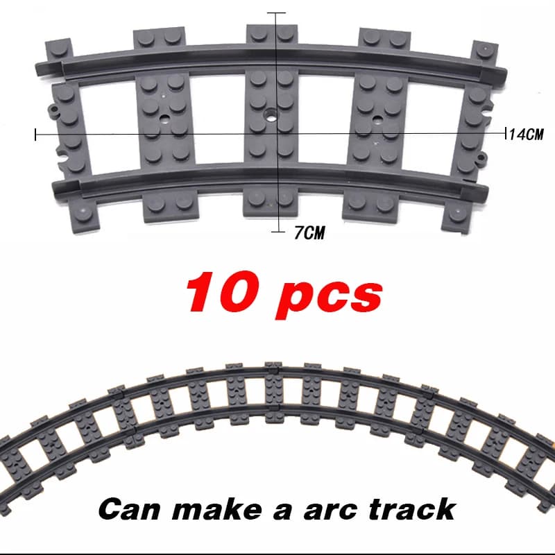 R64.Switch-Train urbain flexible, voies souples, droites et incurvées, construction de nuits, modèle