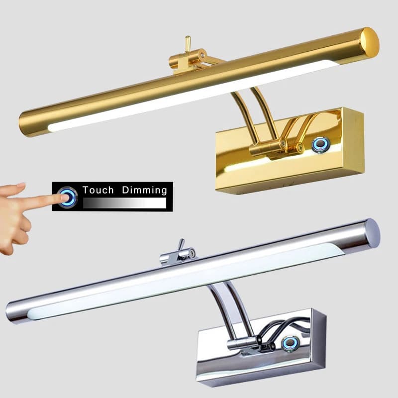 Tactile variateur interrupteur miroir applique murale capteur de mouvement applique murale nordique 