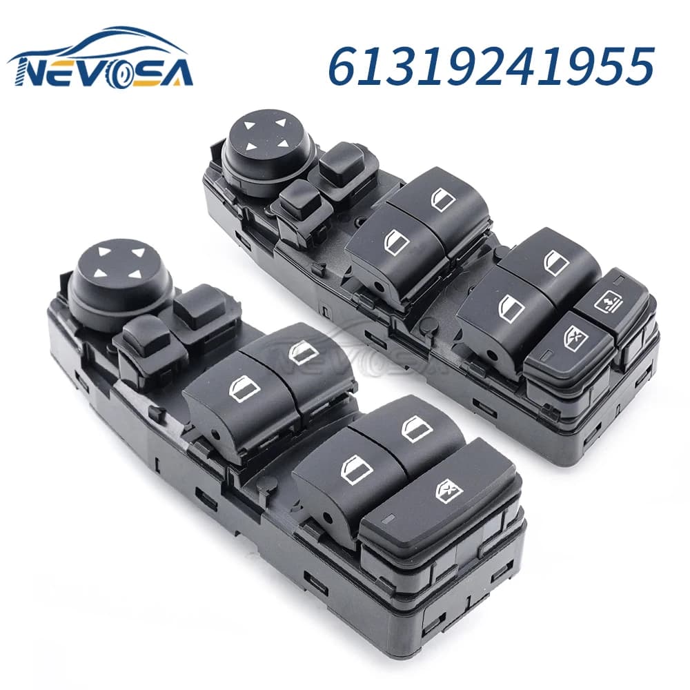 NEVOSA pour BMW série 5 6 F06 F07 F10 F11 X3 F25 interrupteur de lève-vitre côté conducteur bouton d