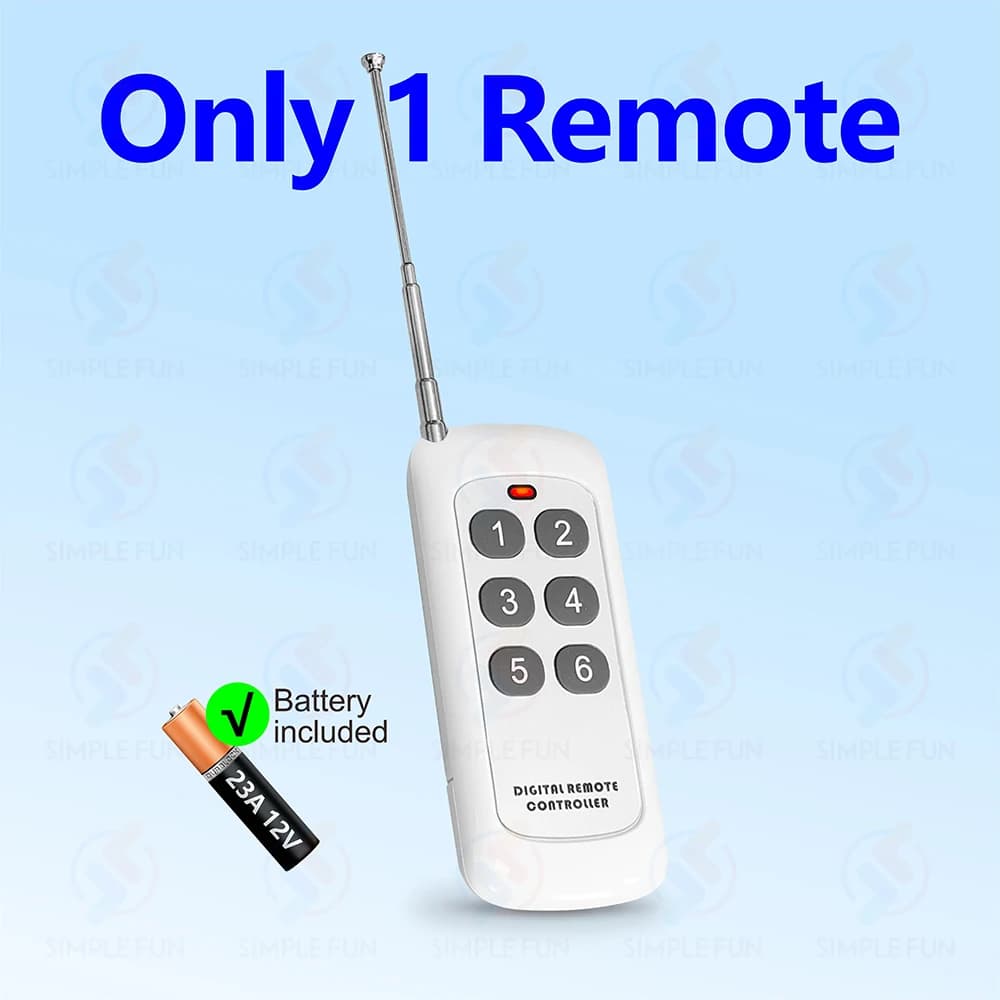 Interrupteur de prise de télécommande sans fil, 230V, 220V, 16a, prise ue, 433mhz, portée de 500 mèt