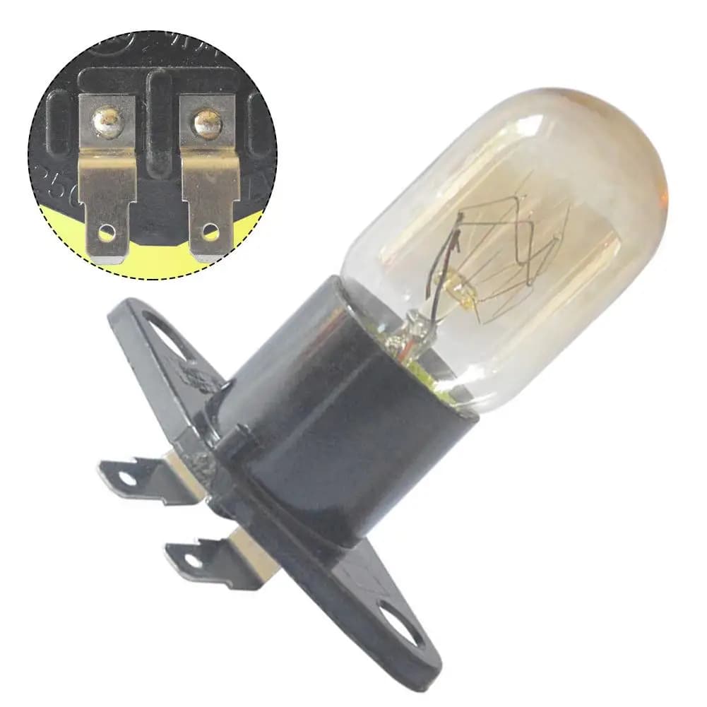 Ampoule pour four à micro-ondes 2A 250V 25W, éclairage de réfrigérateur, conception de Base avec sup