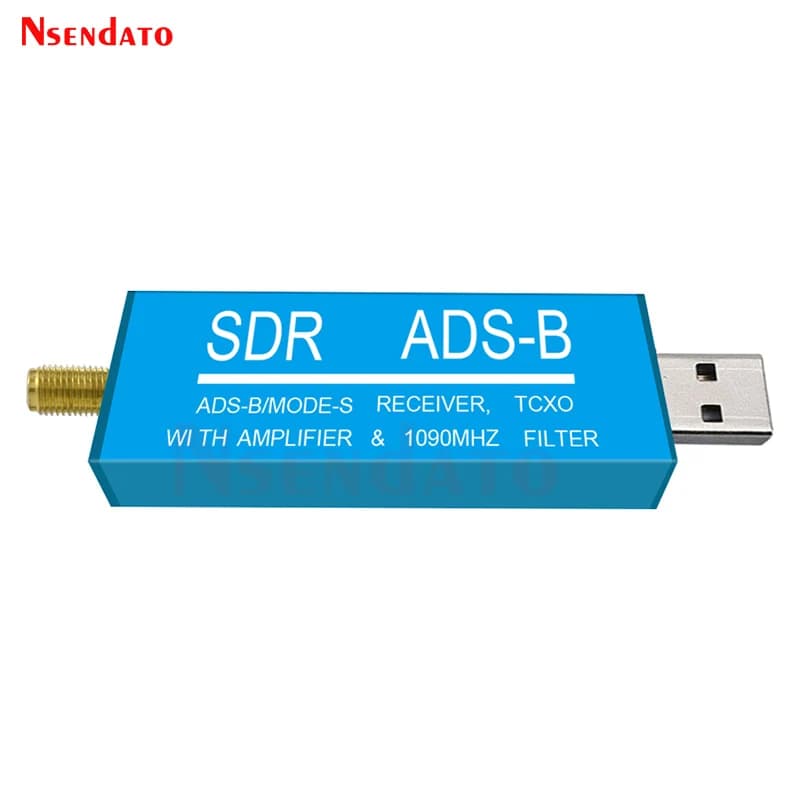 Récepteur TV SDR USB RTL2832U ADS-B Mode-S avec amplificateur RF intégré, filtre passe-bande 1090 MH
