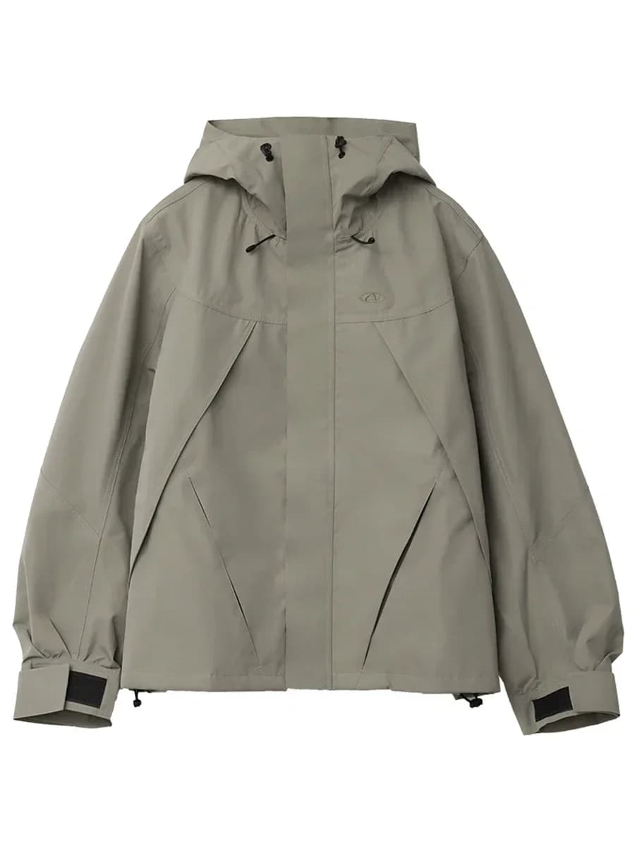 CHIC VEN-Veste de dehors à Capuche pour Femme, Manteau Court, Coupe-Vent, Solide, Extérieur, Automne