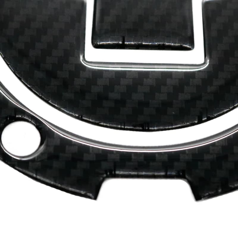 Autocollant 3D en Fiber de carbone pour réservoir de carburant de moto, autocollants de protection d