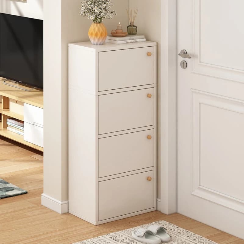 Étagère à chaussures domestique étroite, simple et peu encombrante, armoire d'entrée, petite unité, 