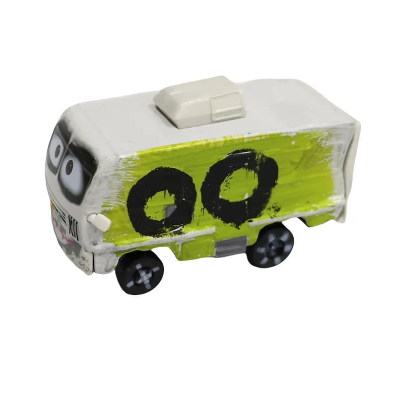 Alliage Disney Pixar Cars 3 Arvy Miss Fritter McQueen Mater M. Destruction 1:55 modèle de voiture en