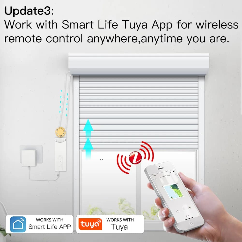 MOES nouveau ZigBee intelligent bricolage stores roulants motorisés/pare-jour moteur d'entraînement 