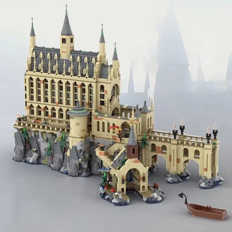 3123 PIÈCES Film magique Harrying Poudwared Château Grande Salle et Boathouse modèle DIY idées créat