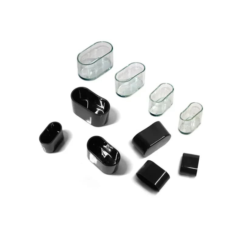 Couvre-pieds ovales pour chaise, sous-meuble de bureau, protection pour pied de table, tabouret, 4 p