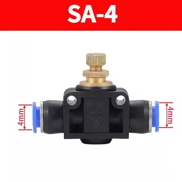 HVFF SA – vanne manuelle d'air, 4mm, 6mm, 8mm, 10mm, 12mm, pneumatique, Joint rapide pour tourner l'