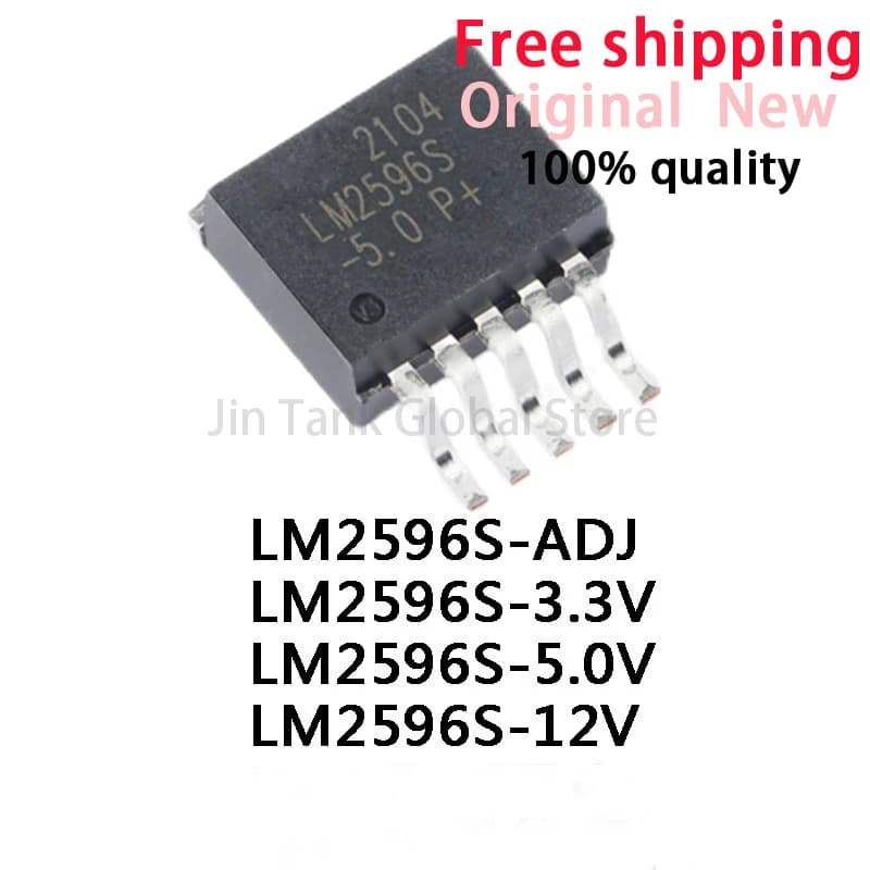 10PCS LM2596S-ADJ TO263 LM2596-ADJ TO-263 LM2596S-5.0 LM2596-5.0 LM2596S-3.3 LM2596-3.3 LM2576S-3.3 