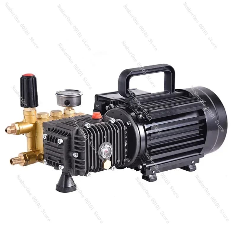 Pompe à piston triplex plaquée laiton QL-390, machine à laver domestique, nettoyeur haute pression, 