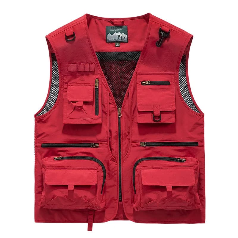 FGKKS – gilet multi-poches pour hommes, nouveau gilet de pêche respirant pour l'extérieur, design de