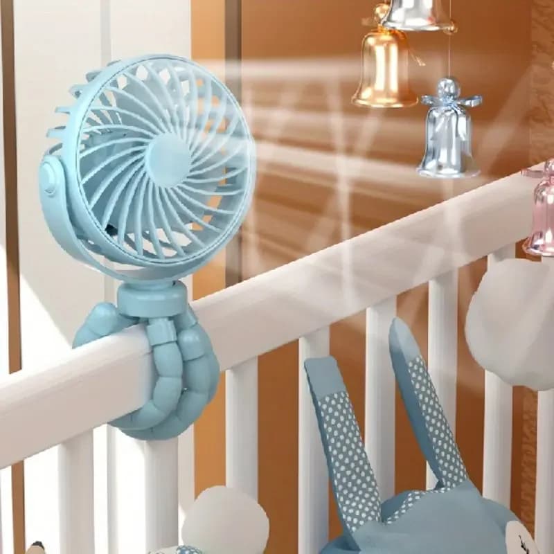 Mini ventilateur multifonctionnel poulpe Rechargeable par USB, petit ventilateur fixe, Portable de b