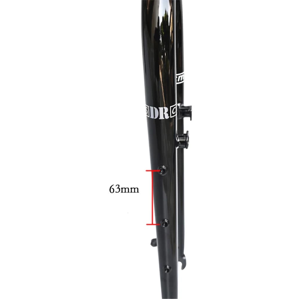 26/27.5ER DARKROCK CM-5 Cr-Mo Steels Fourche Avant 28.6mm DISC et V Frein VTT Rigide Fourche VTT Piè