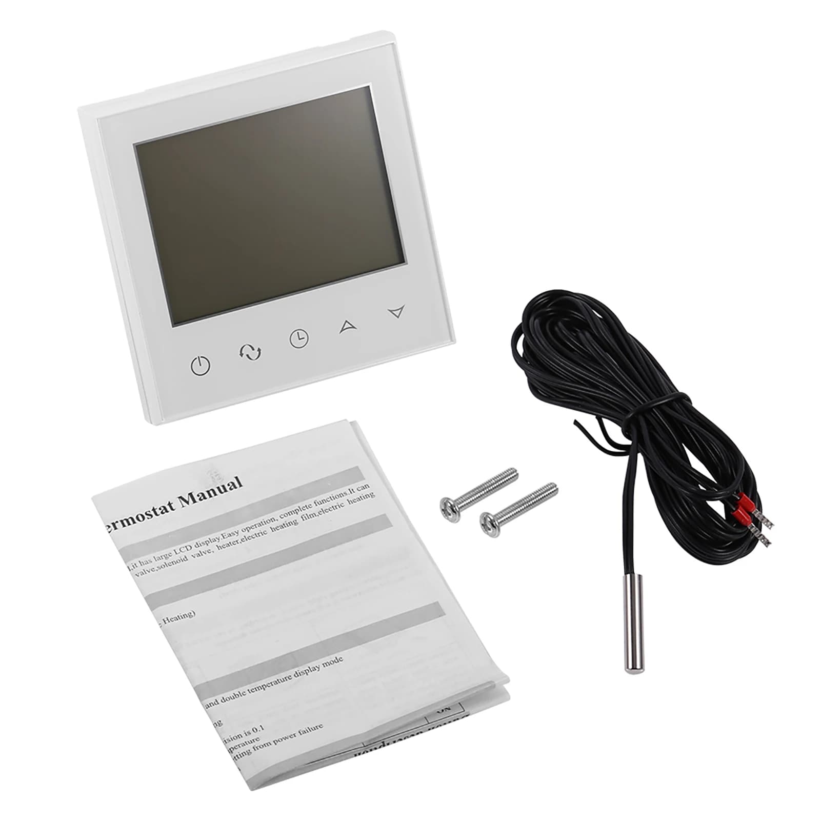 Thermostat Programmable LCD à écran tactile numérique, régulateur de température Intelligent, Thermo