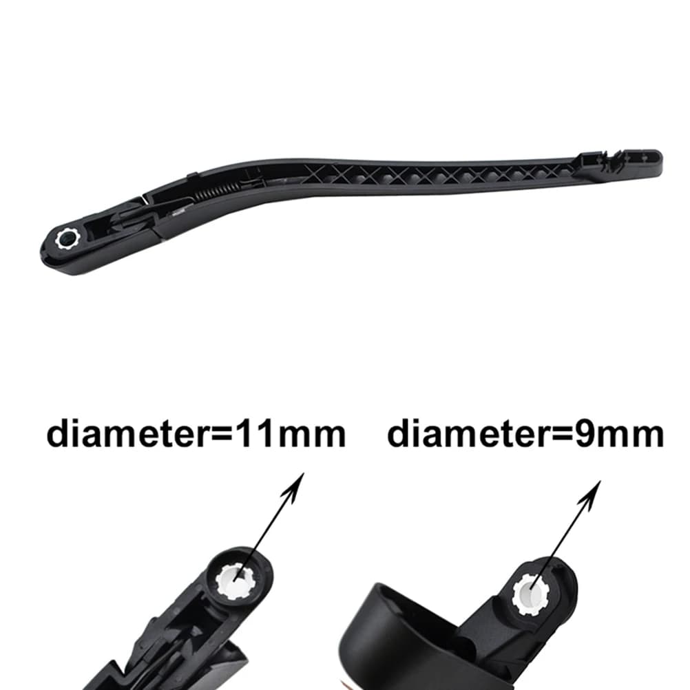 Erick's Wiper-Balai d'essuie-glace arrière et kit de bras pour Toyota Aygo MK1, pare-brise, hayon, b