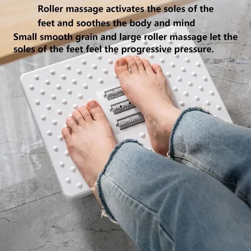 Repose-pieds portable sous le bureau, tabouret ergonomique avec rouleaux de massage, repose-pieds po