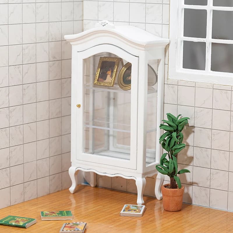 [Nouveau] 1 pièce, accessoires pour maison de poupée 1:12, mini armoire de collection en bois, meubl