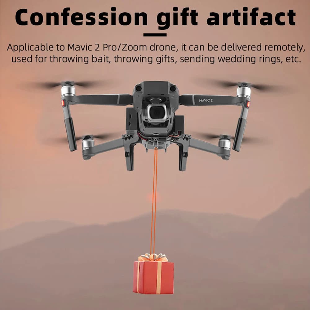 BRDRC – système Airdrop pour Drone DJI Mavic 2 Pro/Zoom, lanceur à dégagement rapide, appât de pêche
