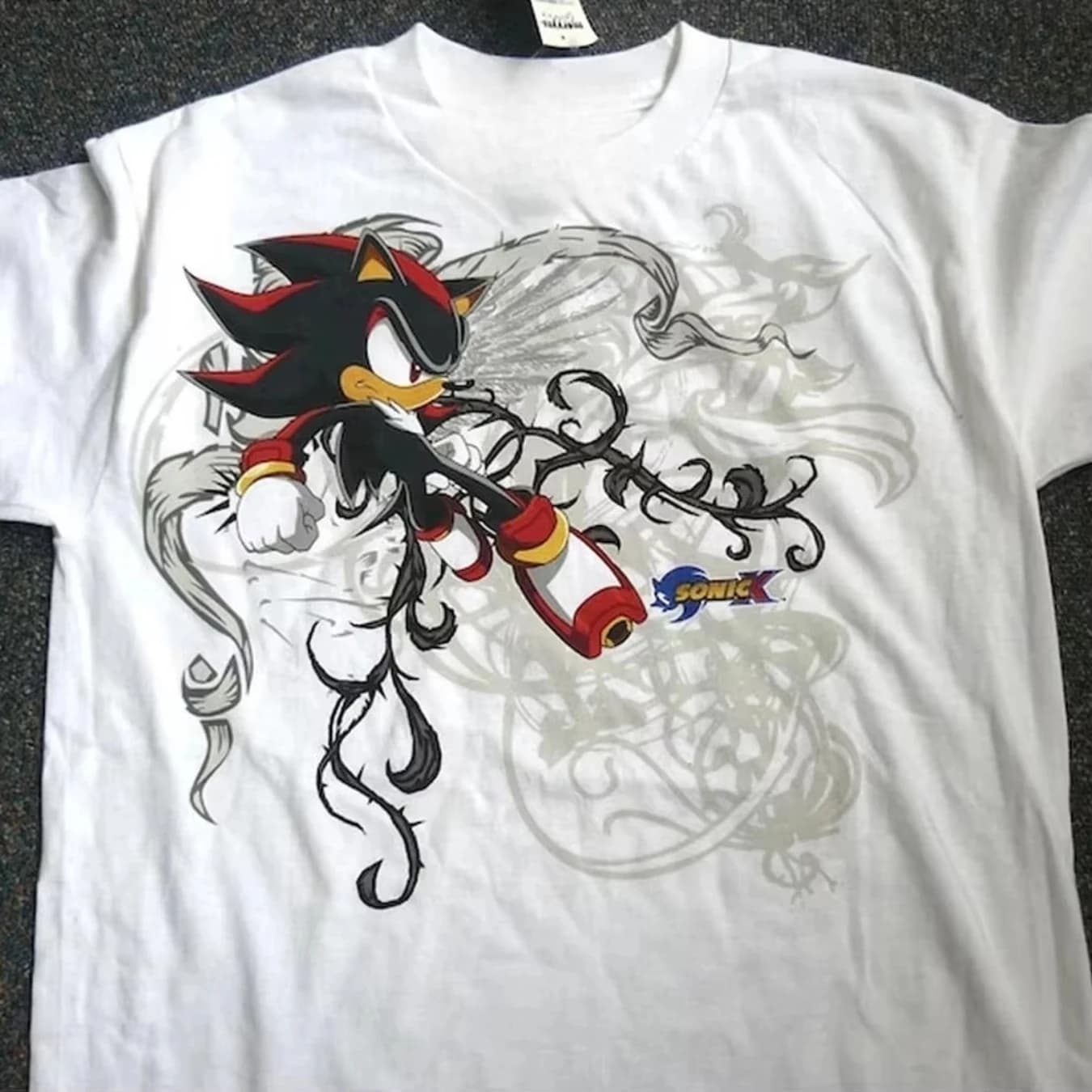 T-shirt à imprimé floral, doux, respirant, décontracté, confortable, unisexe, style anime, imprimé g