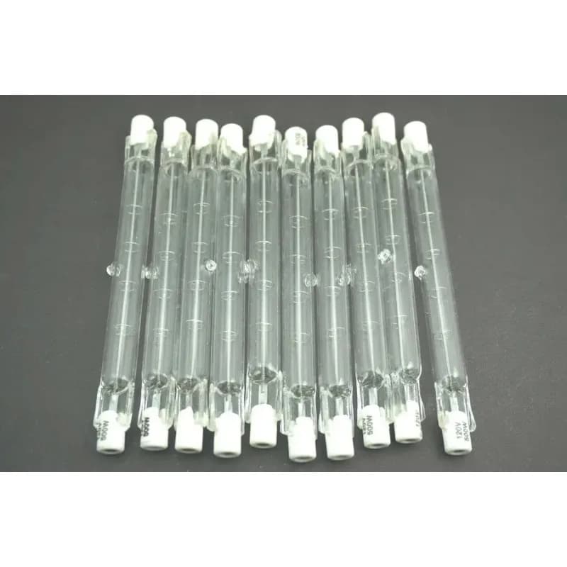 Ampoules halogènes, 10 ampoules halogènes 110-130V 500 W 500 ÜT J TYPE T3 118mm (R7s)