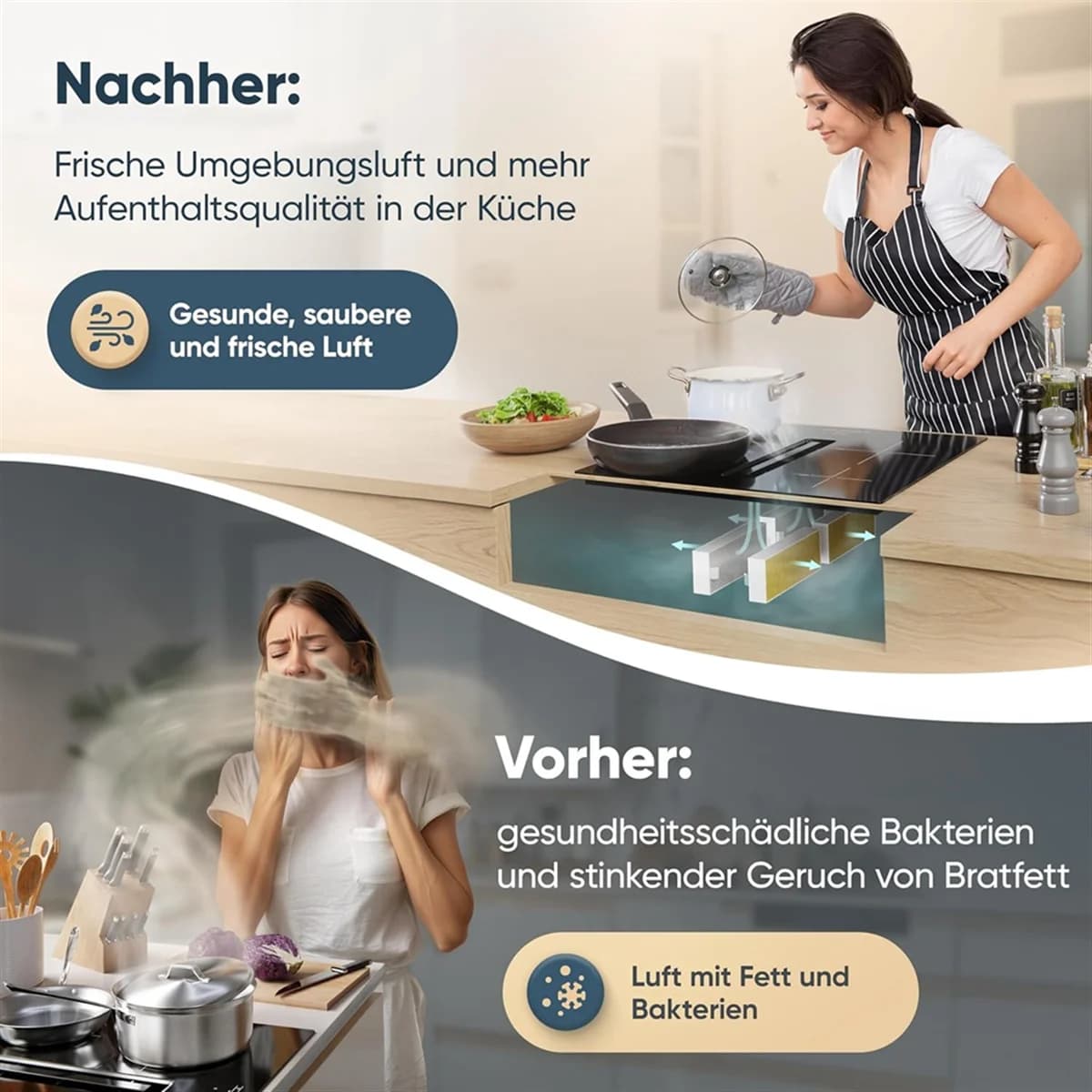 Filtre à Charbon Actif pour Capot Siemens HZ9VRCR0/Bosch HEZ9VRUD0/Bosch Siemens 17004796/Neff 17004