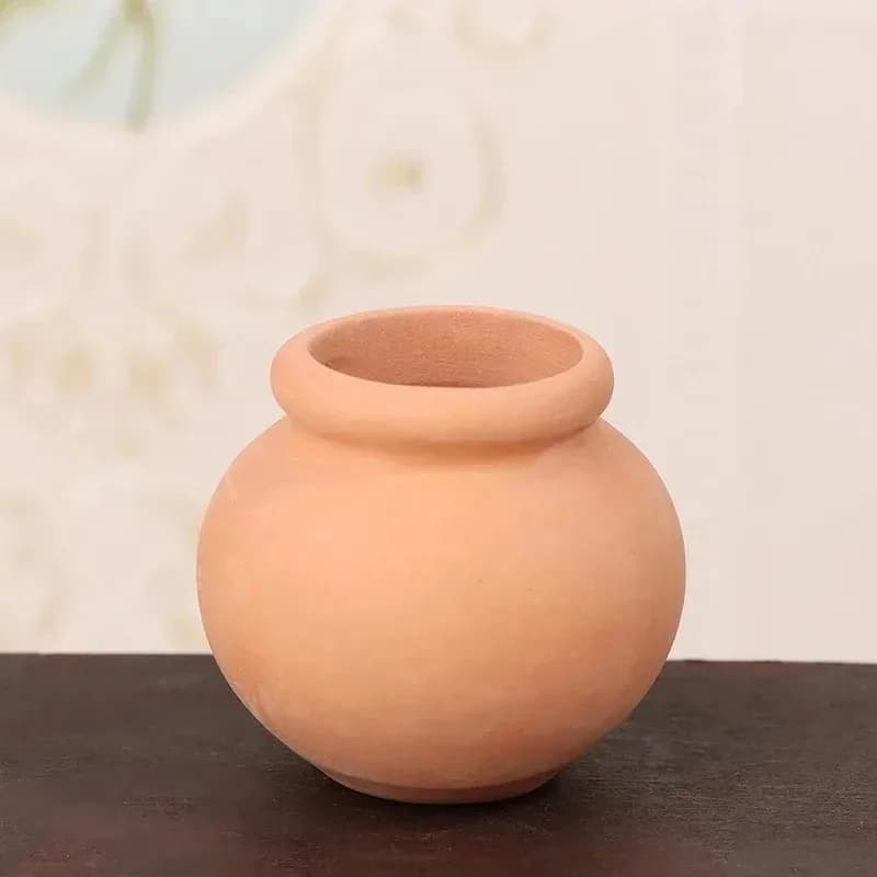 Pot miniature en argile de simulation, accessoire pour maison de poupée, ornement de cuisine rétro, 