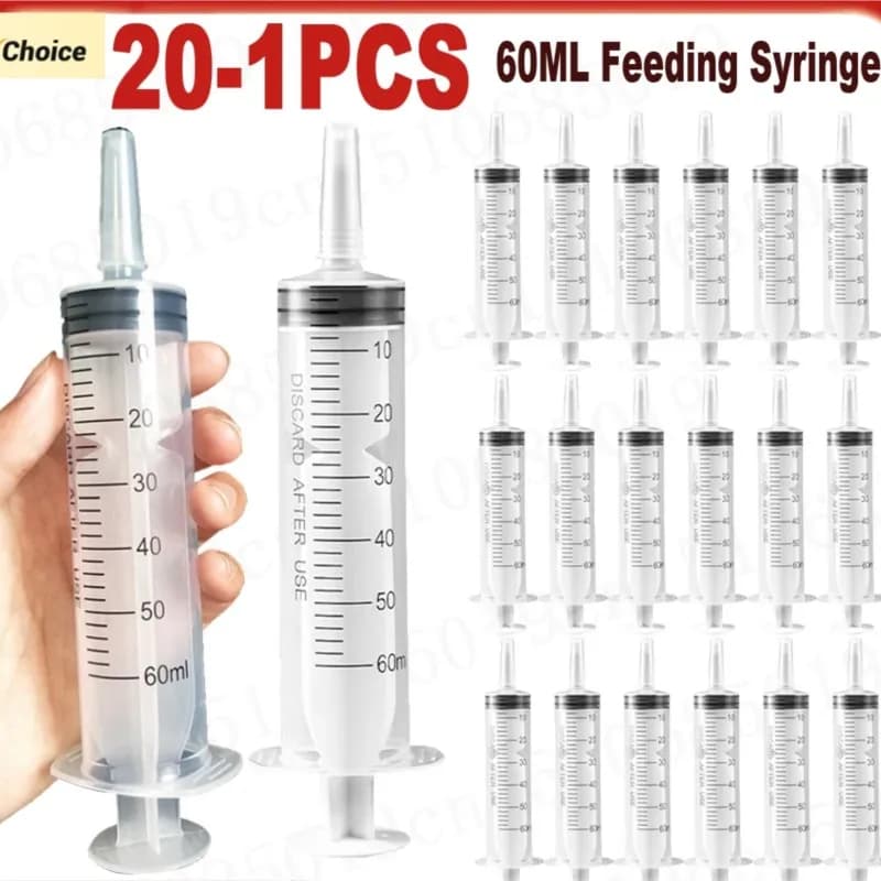 Seringue à nutriments en plastique sans aiguille, outil de mesure pour pompe, encre de tirage, appli