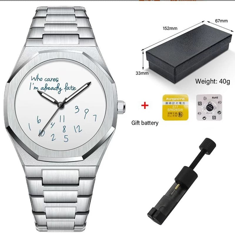 Mode luxueux exquis élégant montre pour hommes classique affaires décontracté arabe numérique bande 