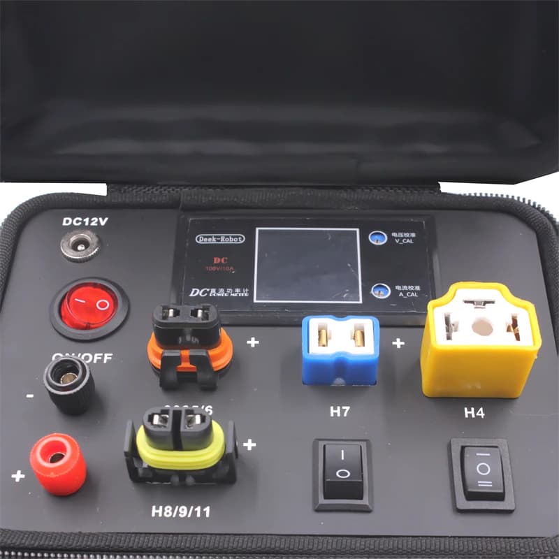 Sac de Test 110V 220V à 12V, pour phare de voiture, ampoule LED T10 C5W H8 H9 H11 H7 H4 9005, mallet