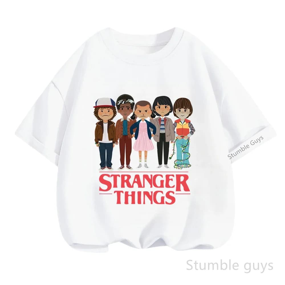T-shirt en coton doux pour enfants, vêtements d'été pour garçons et filles, t-shirt à manches courte