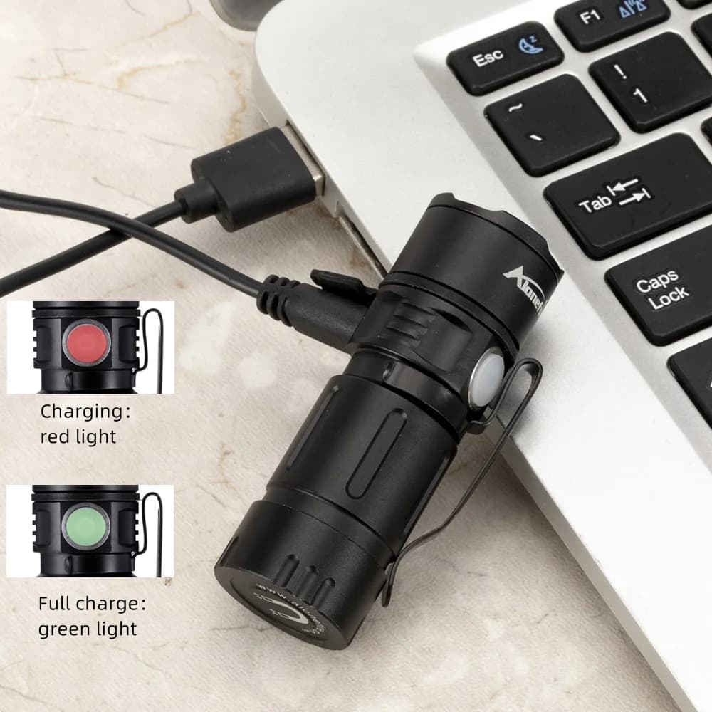 X30 5W LED portable Mini lampe de poche LED aimant Usb Rechargeable en plein air enfant dame sac à d