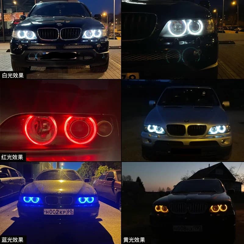 Ampoule LED pour marqueur yeux d'ange, 2 pièces, pour E39, E53, E60, E61, E63, E64, E65, E66, E87, 5