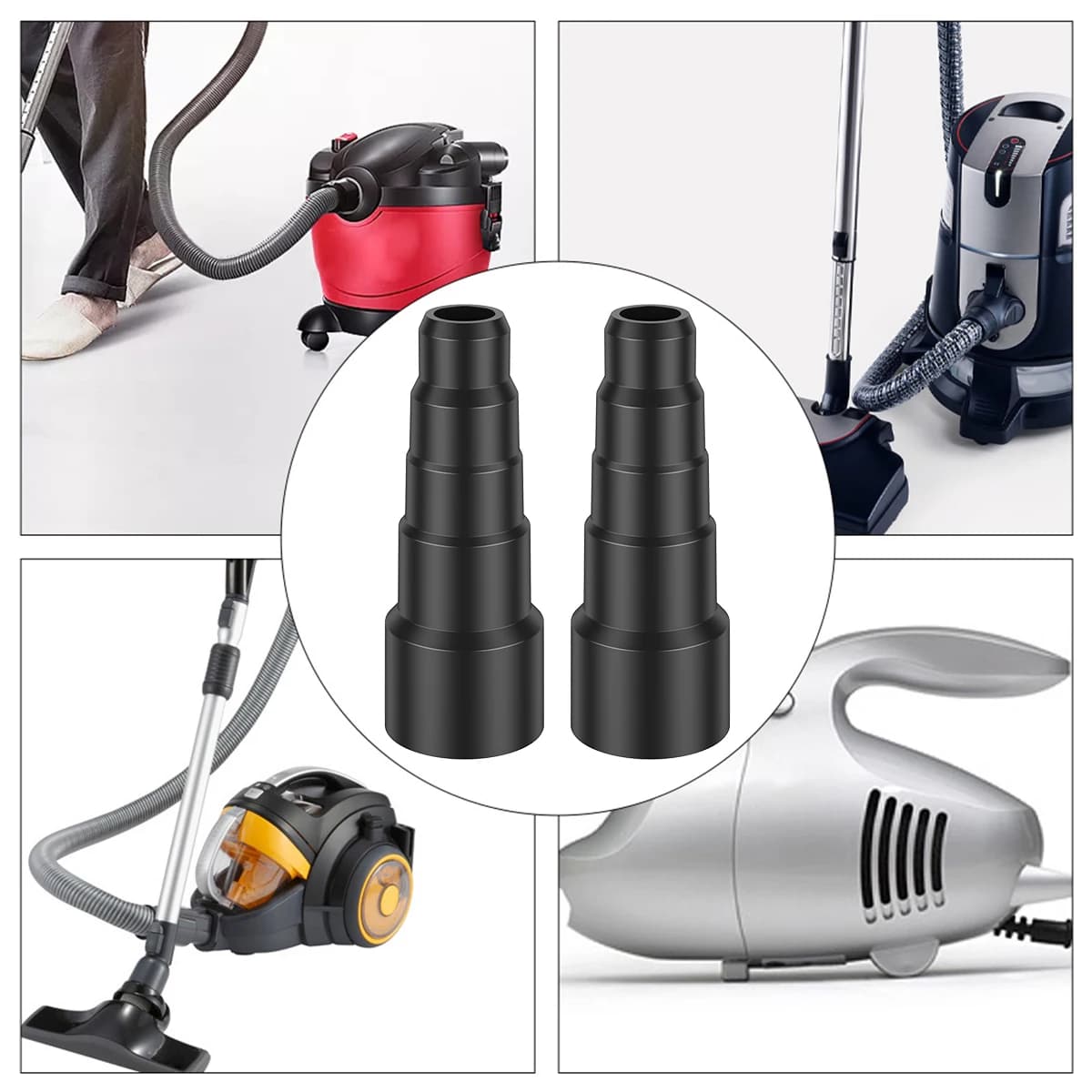 Kit d'adaptateur de tuyau d'aspirateur universel, connecteur de tuyau d'aspiration à 5 couches, adap