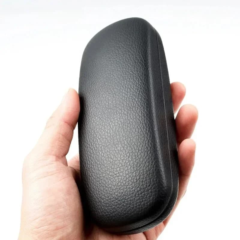 Étui rigide en cuir PU pour lunettes pour hommes et femmes - Étui de protection pour lunettes de lec