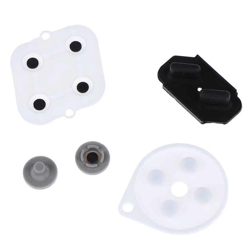 Tampons en caoutchouc conducteur pour manette de jeu SNES, remplacement des claviers, bouton, ensemb