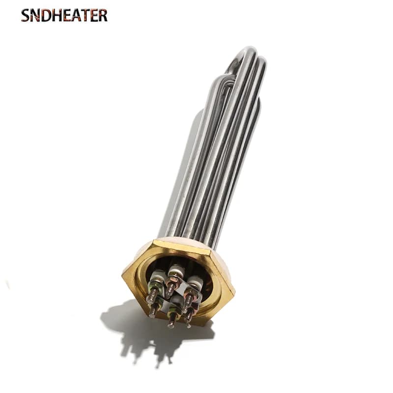 SNDHEATER-Tube chauffant à immersion CC, filetage tubulaire, 24V, 36V, 48V, G1, 1/4 ", Chr32, 41mm, 