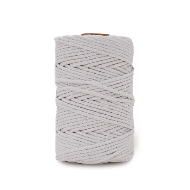 Corde de coton pour décoration Boho faite à la main, fil torsadé, ficelle de macramé, bricolage, mai