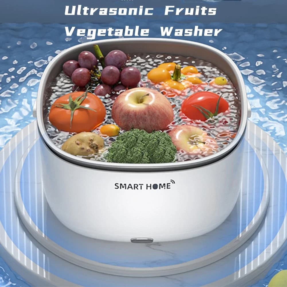 Machine à laver les légumes à ultrasons, ménage, élimination des résidus de pesticides, laveuse de c