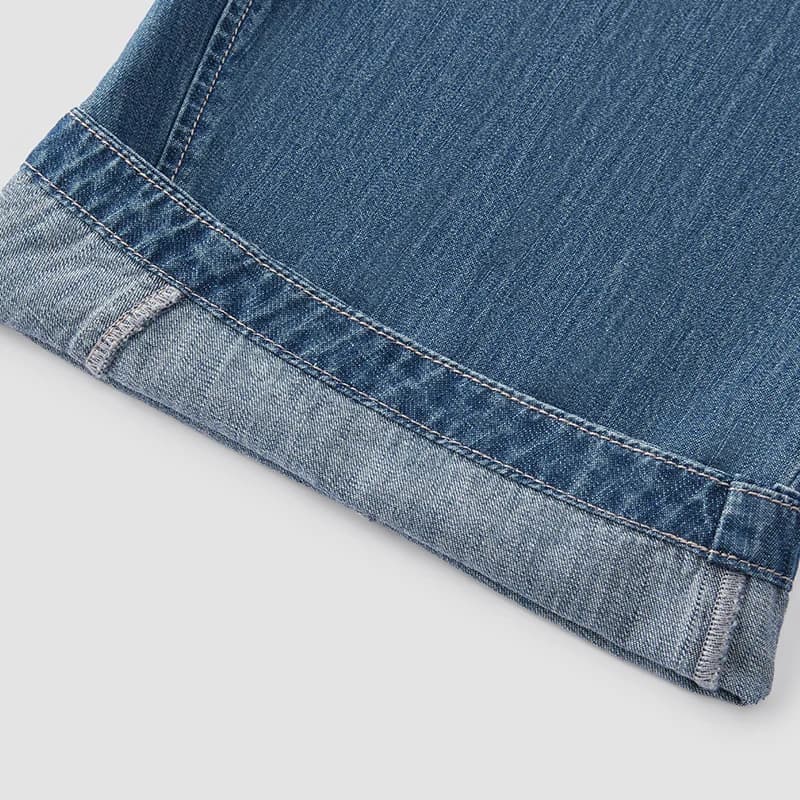 Jean Femme Semir en Coton 2026 – Taille Élastique, Coupe 3D, Longueur Cheville – Style Urbain Décont