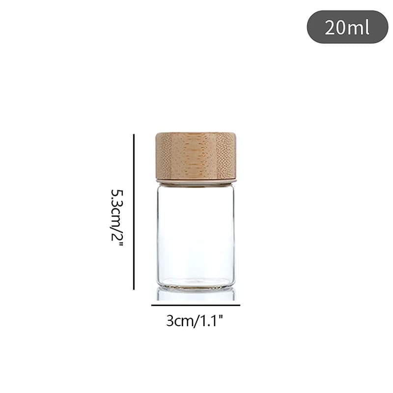 Mini Bouteille en Verre pour Café, Condoor, Lait, Jus, Étanche avec Couvercle, Pot Mason Portable Af