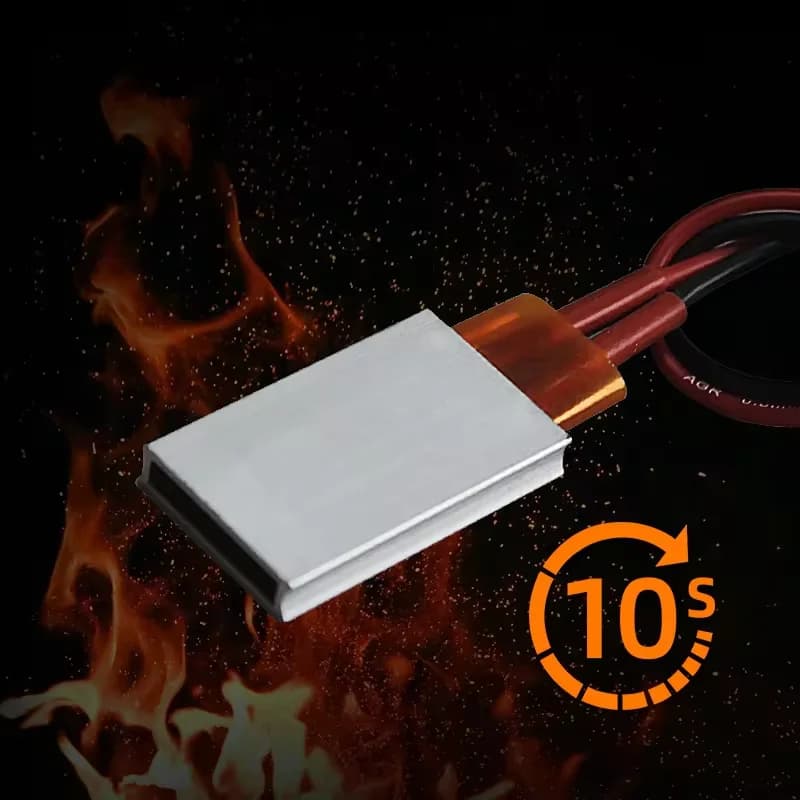 Feuille chauffante en céramique PTC à température constante 12V ~ 220V, plaque chauffante à coque en