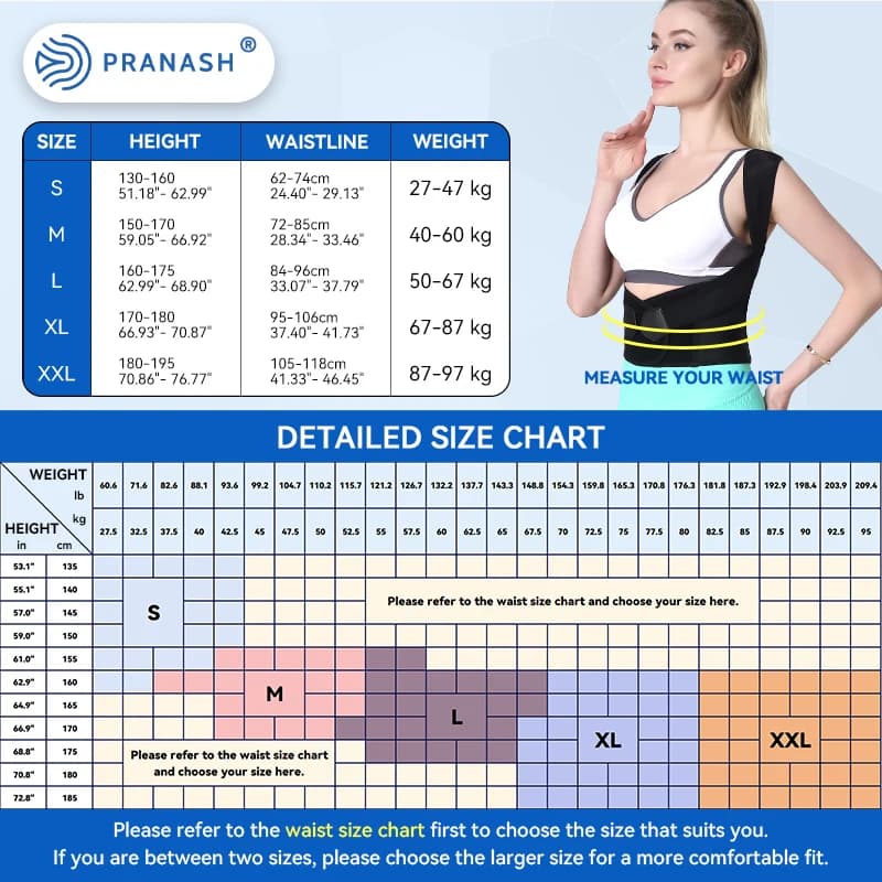 Ceinture de posture dorsale réglable pour hommes et femmes, prévention de l'avachissement de Charler